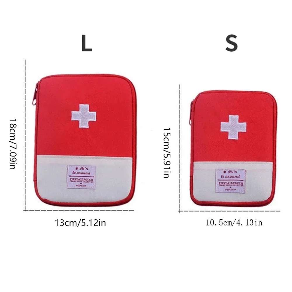 1-10Pcs Mini Portable Medicine Bag First Aid Kit Outdoor Medical Emergency Kits Pouch Organizer Home Medicine Pill Storage Bag