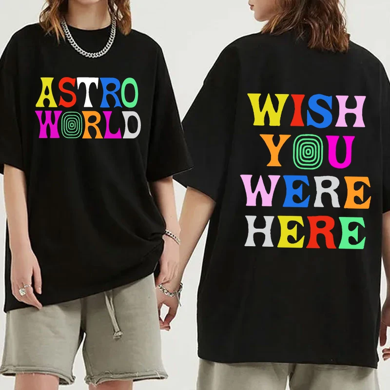 

Hot Wish You Were Here T-Shirt Men Women Fashion Harajuku T Shirt Summer Cool Short Sleeve Hip Hop Top Tee