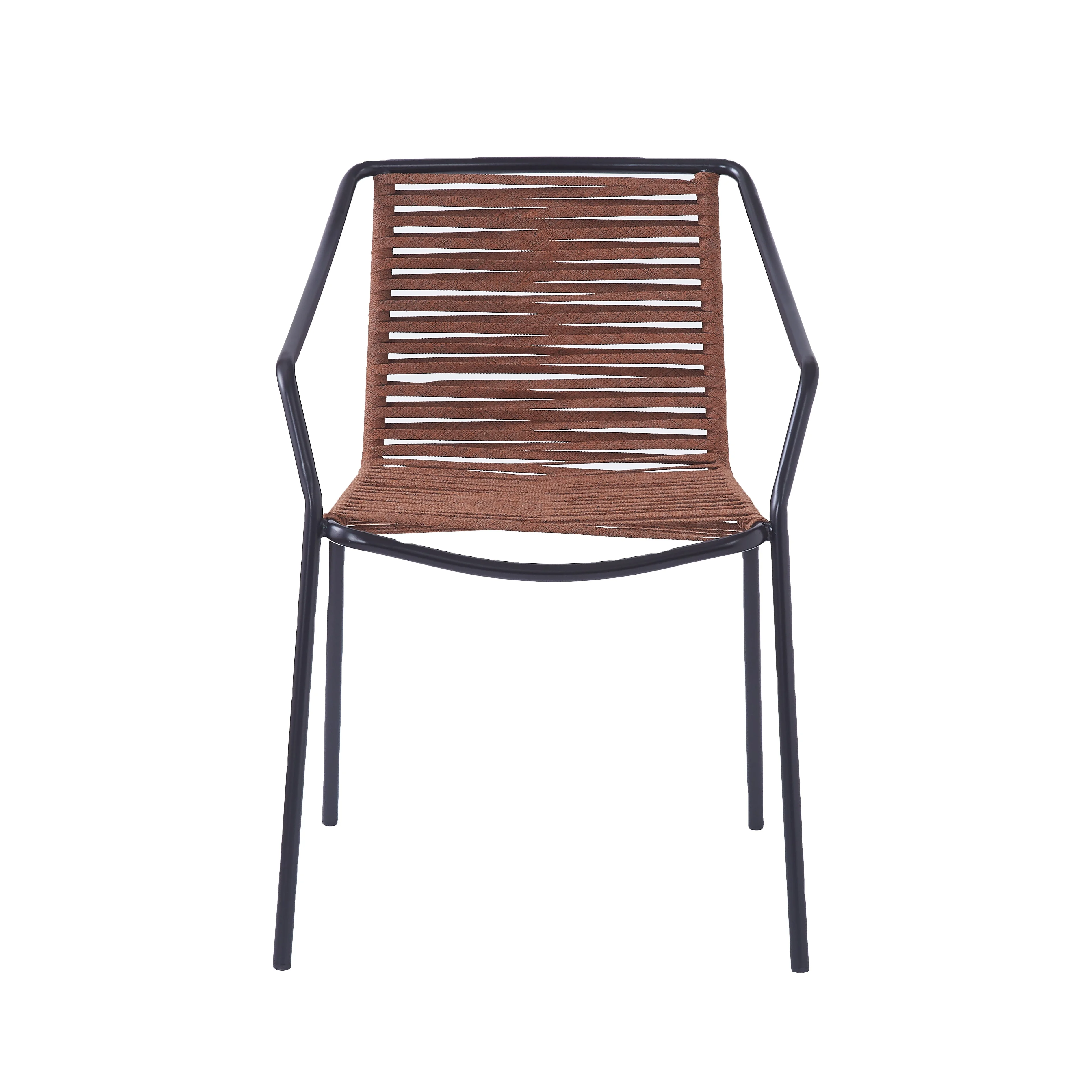 !@Modern Design Outdoor Rope Bistro Dining Chairs for Restaurant Home or Coffee Shop Garden
