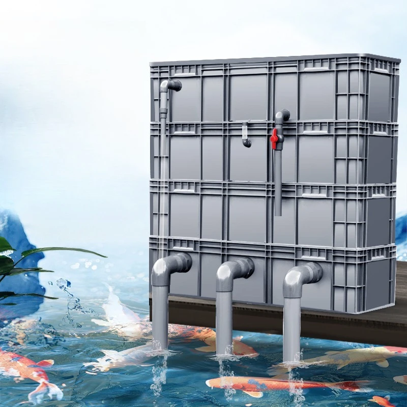 

Large-scale aquaculture fish pond filter water circulation system Koi fish pond water purification and filtration equipment