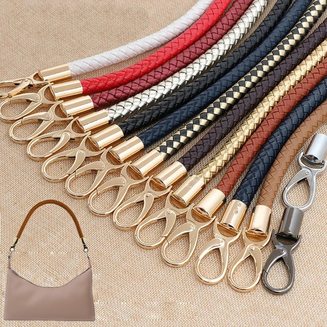 Metal Leather Shoulder Bag Handle Leather Accessories Handbag 2pcs Pu Leather Aliexpress