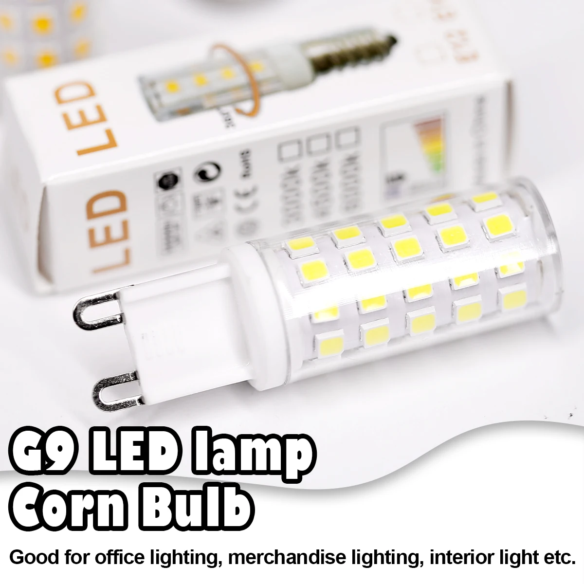 LED Corn Light Bulb 7W 54LEDs Cool/Neutral/Warm White Headlight G9 SMD2835 Lights Decorative Lighting Lamp 360° Lighting Ceramic