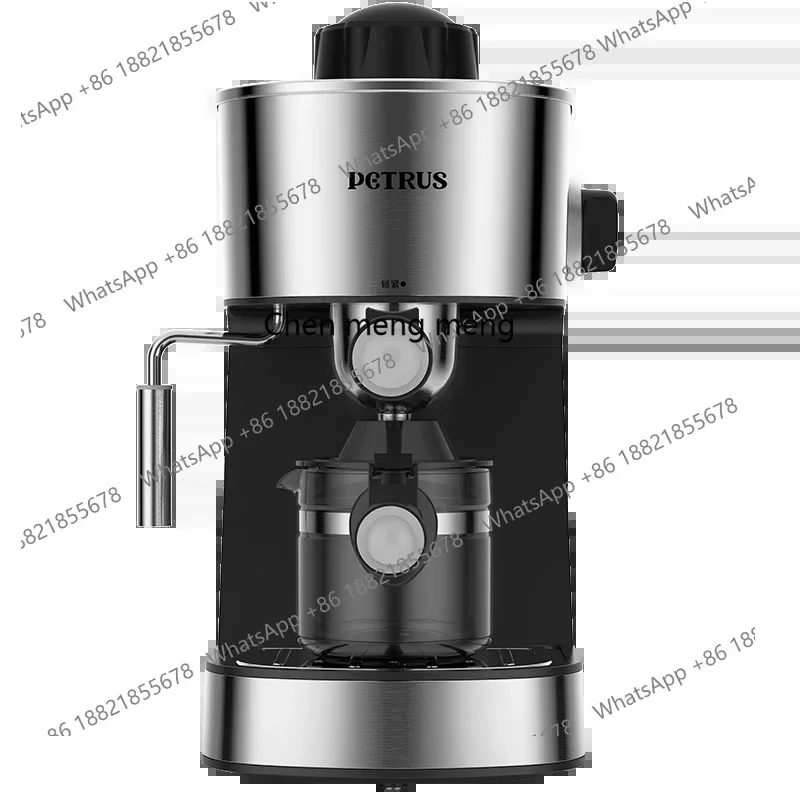 MF Italian coffee machine household small mini pot boiled fully semi-automatic steam milk foam