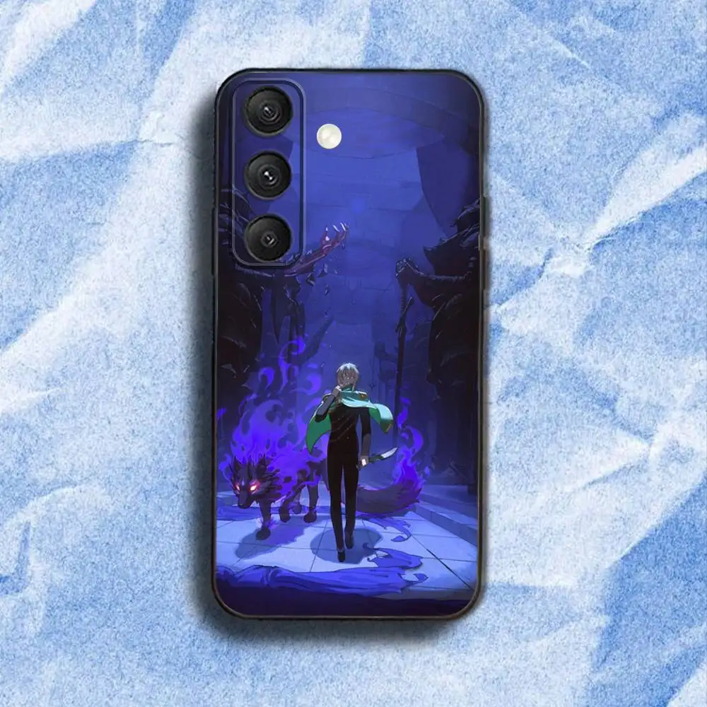 حافظة هاتف B-Beginning After End لهاتف Samsung S 25,24,23,22,30,21,10,9,Ultra,Plus,Lite,FE,4,5G حافظة ناعمة سوداء