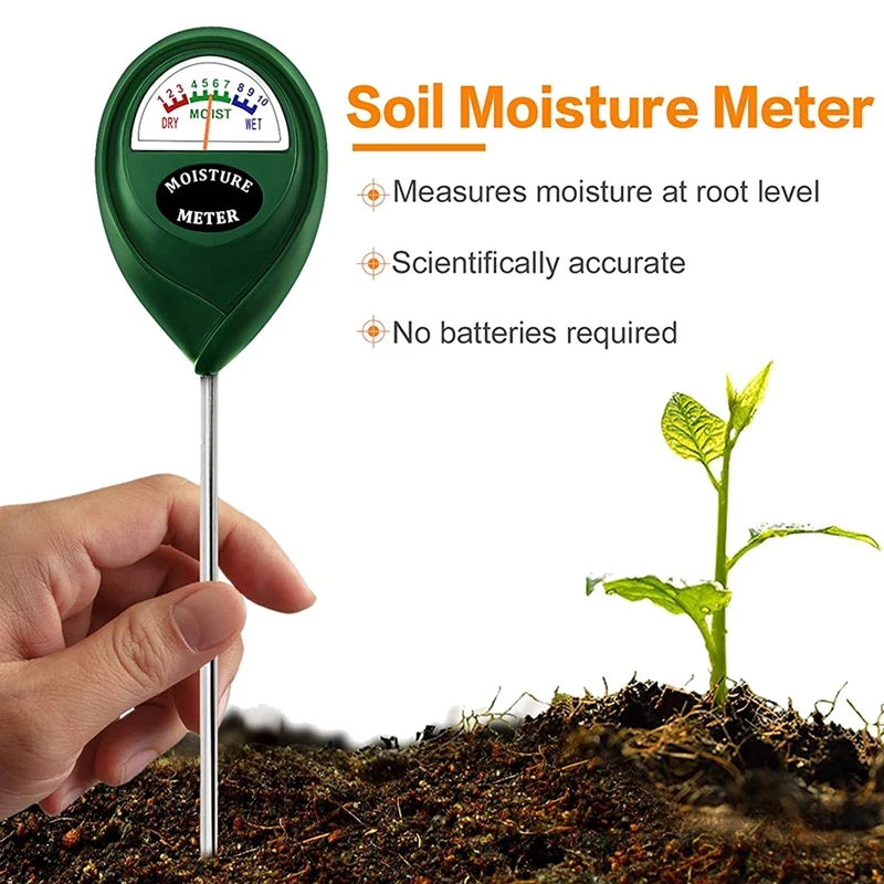 Humidimètre de sol intérieur et extérieur, compteur d'eau pour plantes, capteur d'humidité pour jardin, ferme, pelouse, plantes