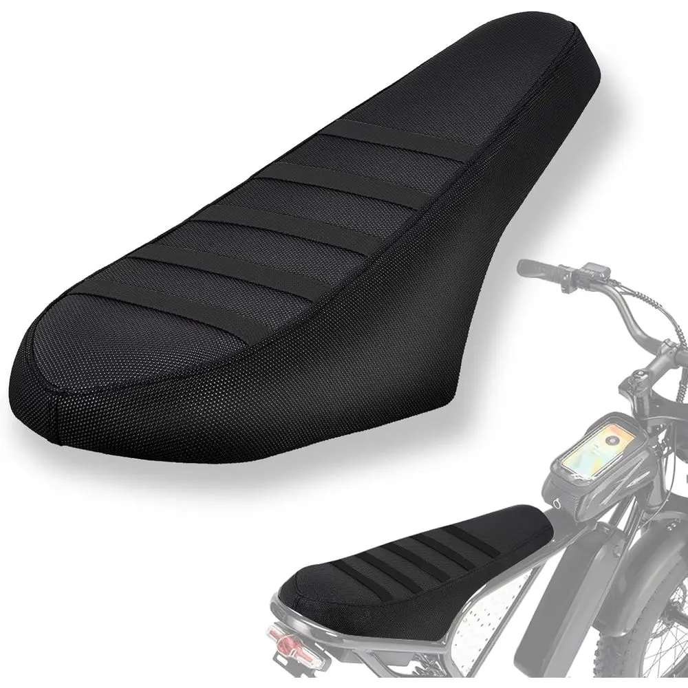 

Motorcycle Seat Cover Waterproof Non-slip Particles Design PVC For Ridstar Q20 Electric Bike E-bike Scooter Bicycle Accessories