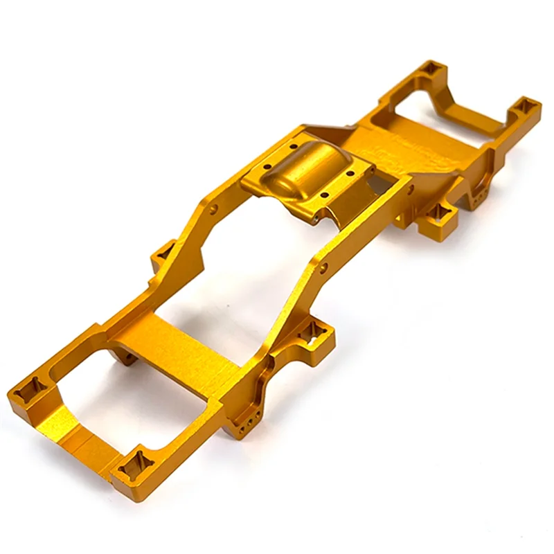 For FMS 1/24 Xiaoqi FCX24 Remote Control Car Spare Parts Metal Upgrade Modification Frame Chassis Frame Gold