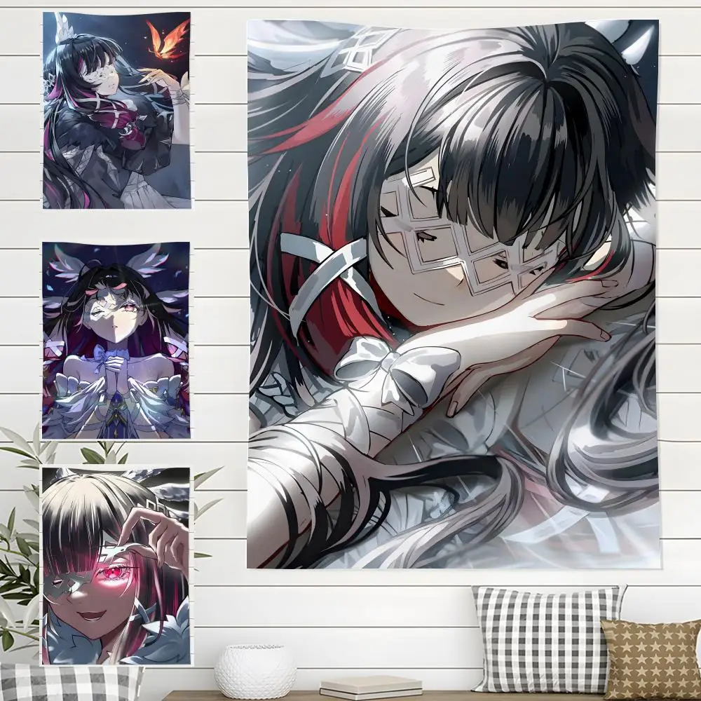 Columbina G-Genshin Impact Wandteppich für den Innen- und Außenbereich, Wohnzimmer, Schlafzimmer, Terrasse, langlebig, vielseitig einsetzbar, für den ganzjährigen Einsatz