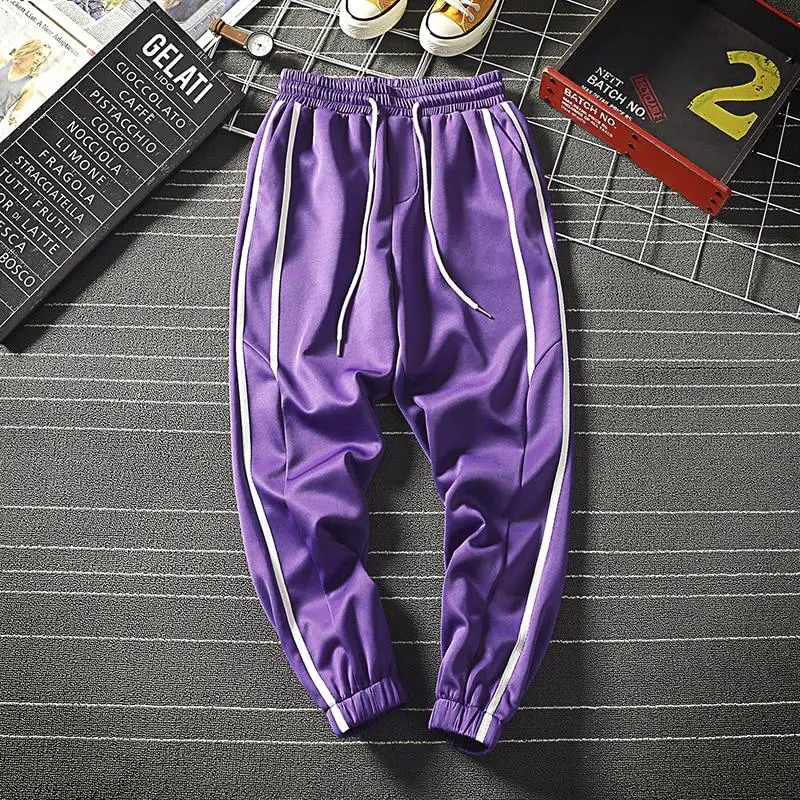 Plus Size M-3XL Men Sport Jogger Pants Casual  Cotton Slim Fit  Gym Sweatpants Long