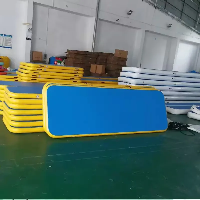 Estera para cultivo de aire, pista de caída, pista de aire inflable, 3x1x0,2 m, estera de aire inflable para gimnasia, esteras inflables con bomba