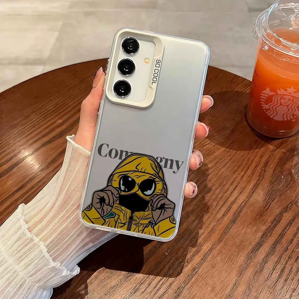 Coque de téléphone C-Cp-Luxury-C-Company, étui arrière de Protection antichoc pour Samsung Galaxy S25 S24 S23 Ultra S22 Plus S20 A55 IM