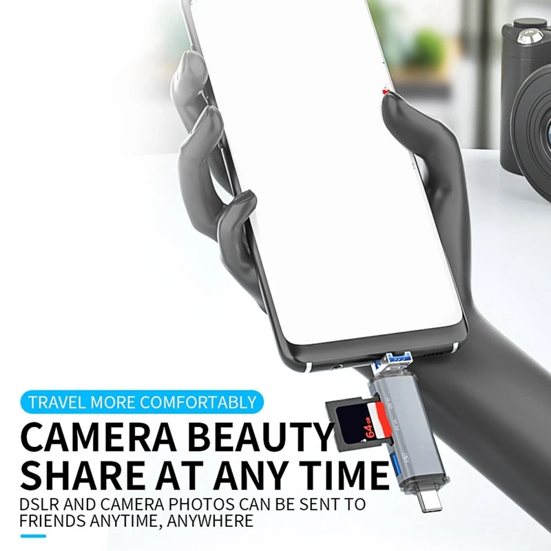 Type C Micro sd card Reader OTG Type C Micro-SD Card Reader Type C to Usb OTG Adapter USB 3.0 TF Card USB Flash Drive Type C Car