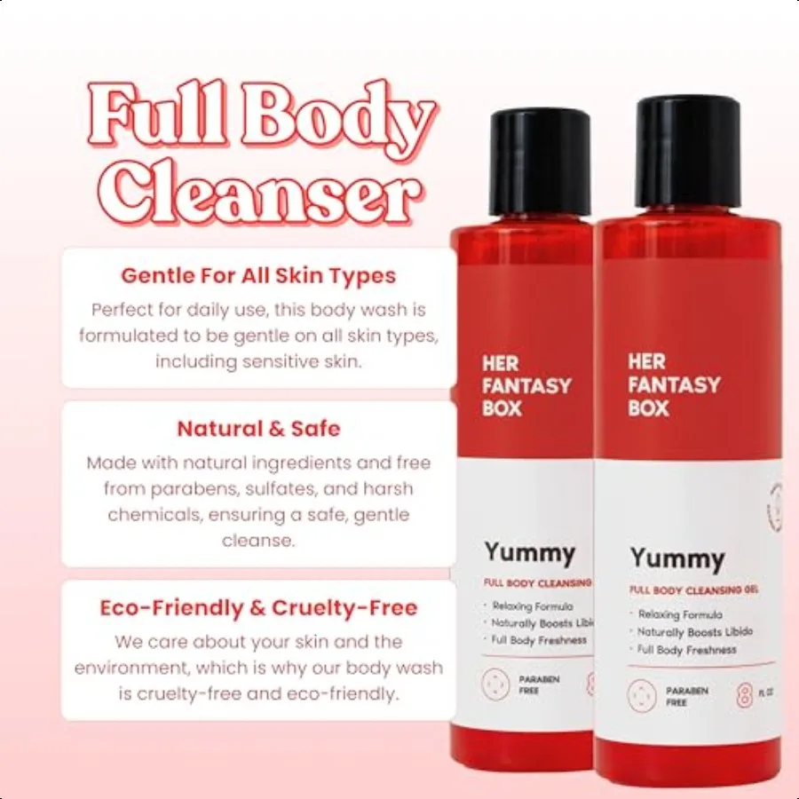Yummy Body Wash Indulgent Lussuoso Body Wash per una pulizia profonda Idratante e nutriente per la pelle Profumo rinfrescante per tutta la pelle
