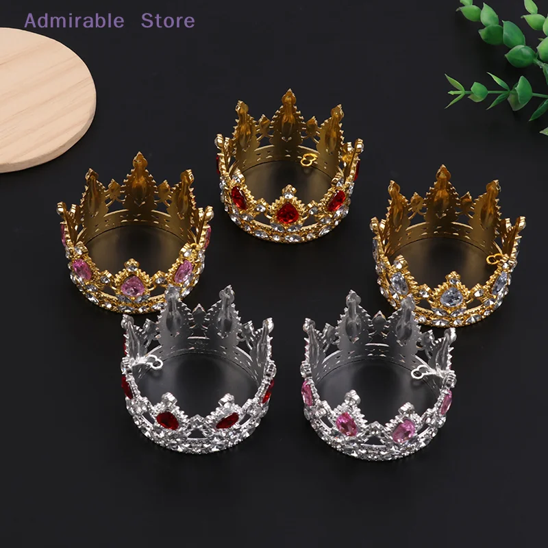 wCotton Doll Retro Crown Headwear Korea Dolls Cotton Doll Crown For Baby Doll Dress Fashion Doll Accessories