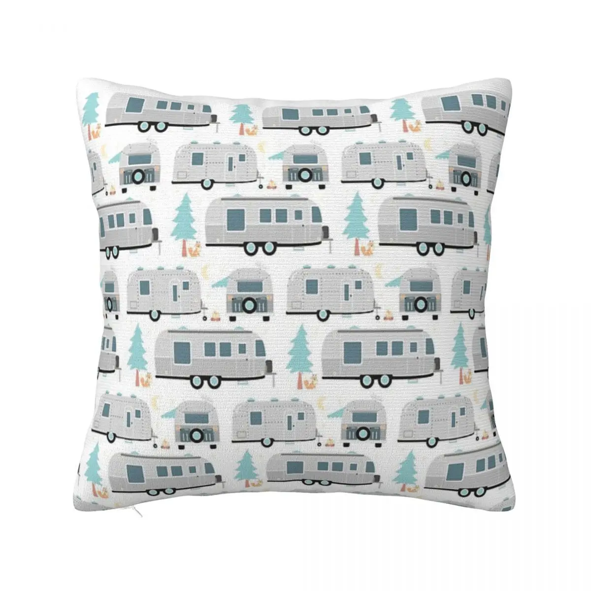 Cute Airstream Pattern Pillow Cover Decorative Cushion Cushions For Living Room Pillow Case Pillow Cover