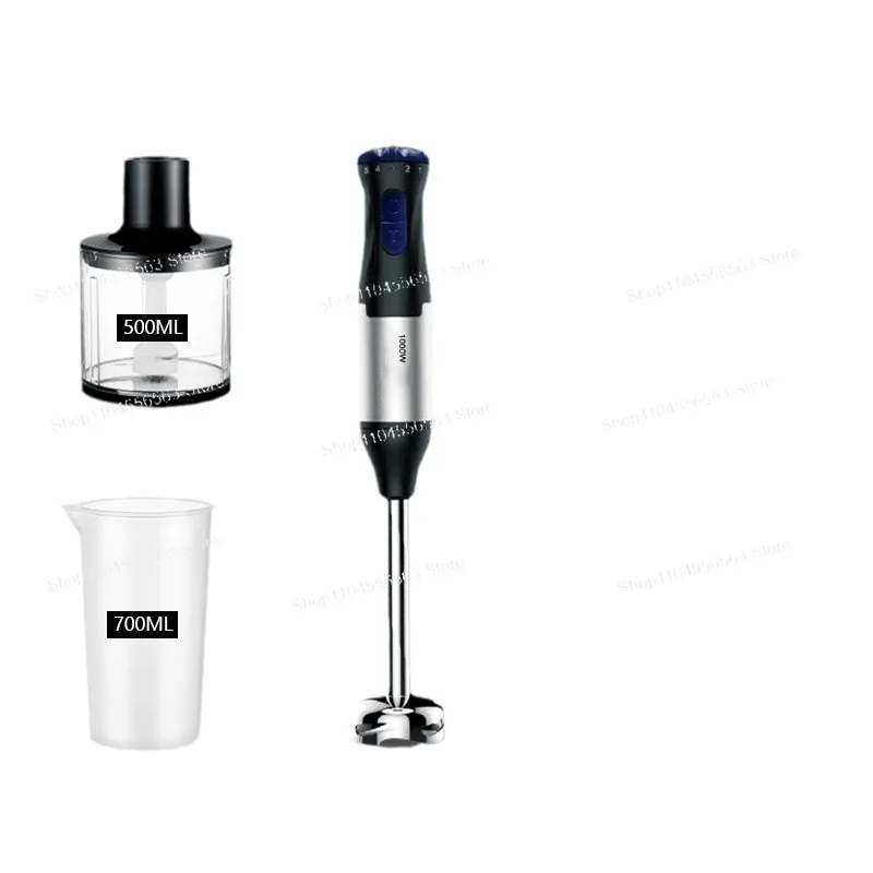 

110V 1000W Handheld Immersion Blender, Multi-Use Stick Mixer for Cooking, Baking & Baby Food - Lightweight, Easy Clean