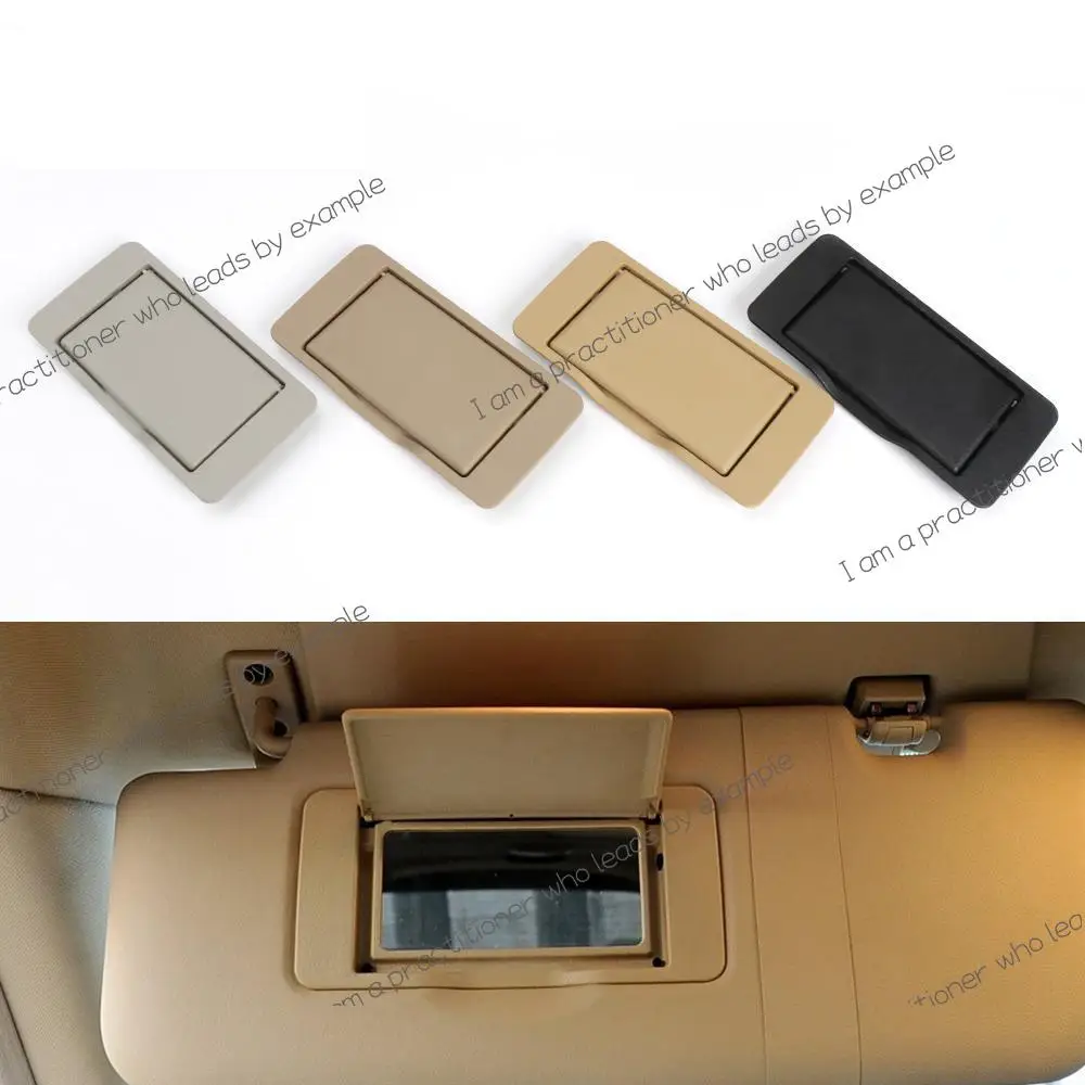 For Mercedes C-Class Benz W203 Sun Visor Shade Mirror Cover Interior Makeup Mirror Cosmetic Mirror Cover Black Beige A2038102110