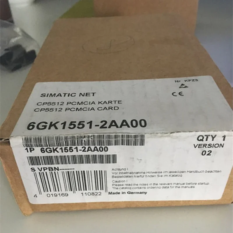 New original 6GK1551-2AA00 communication processor CP 5512 PC card card bus 32-bit 6GK15512AA00 spot