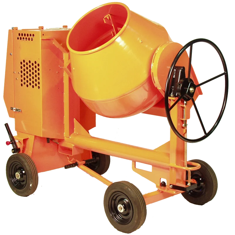 Customised Vertical Petrol Diesel Powered Concrete Mixer Drum Shaped Large Cement Mortar Mixer