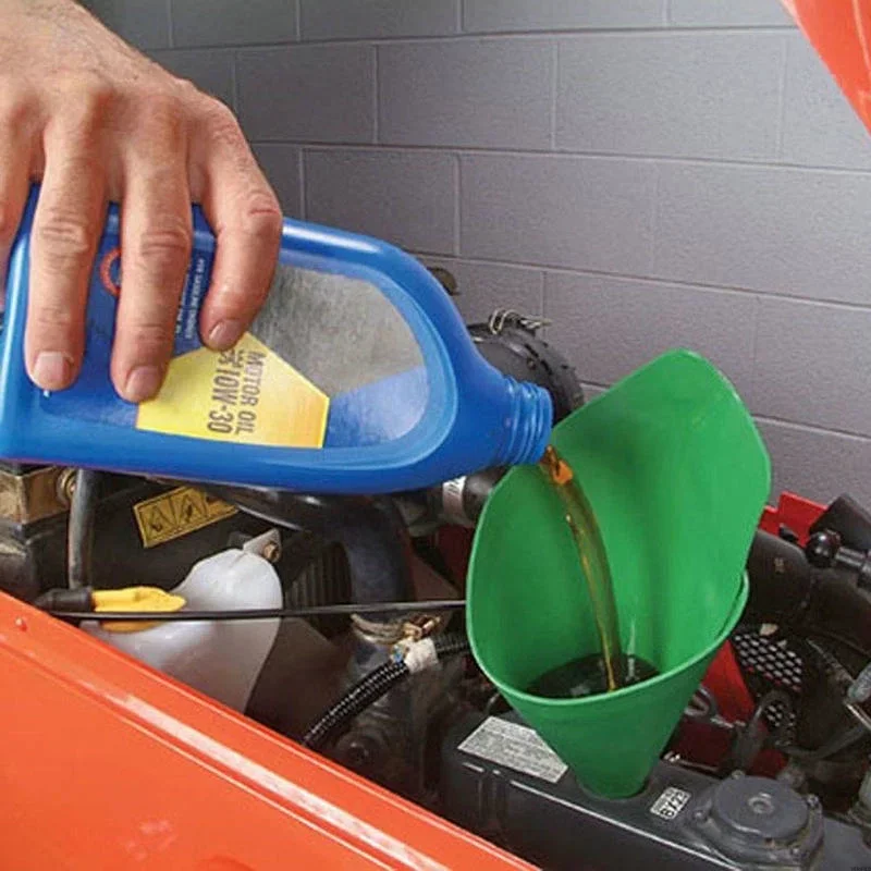 Flexibles Entleerungswerkzeug, faltbarer Auto-Trichter, Öleinfüllplatte, Motorrad- und Auto-Motoröl-Einfüllwerkzeuge, Zubehör – Detail 2