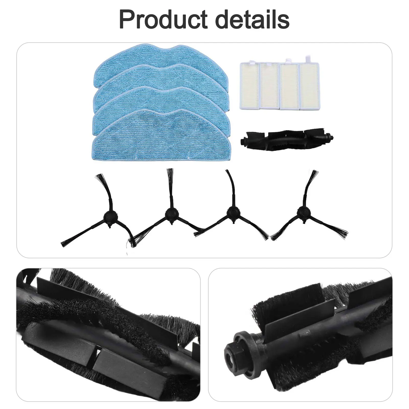 Main Brush and Filter Kit for Tefal For XPlorer Series 70 140 and 140+ Robot Vacuums Efficient Cleaning Accessories