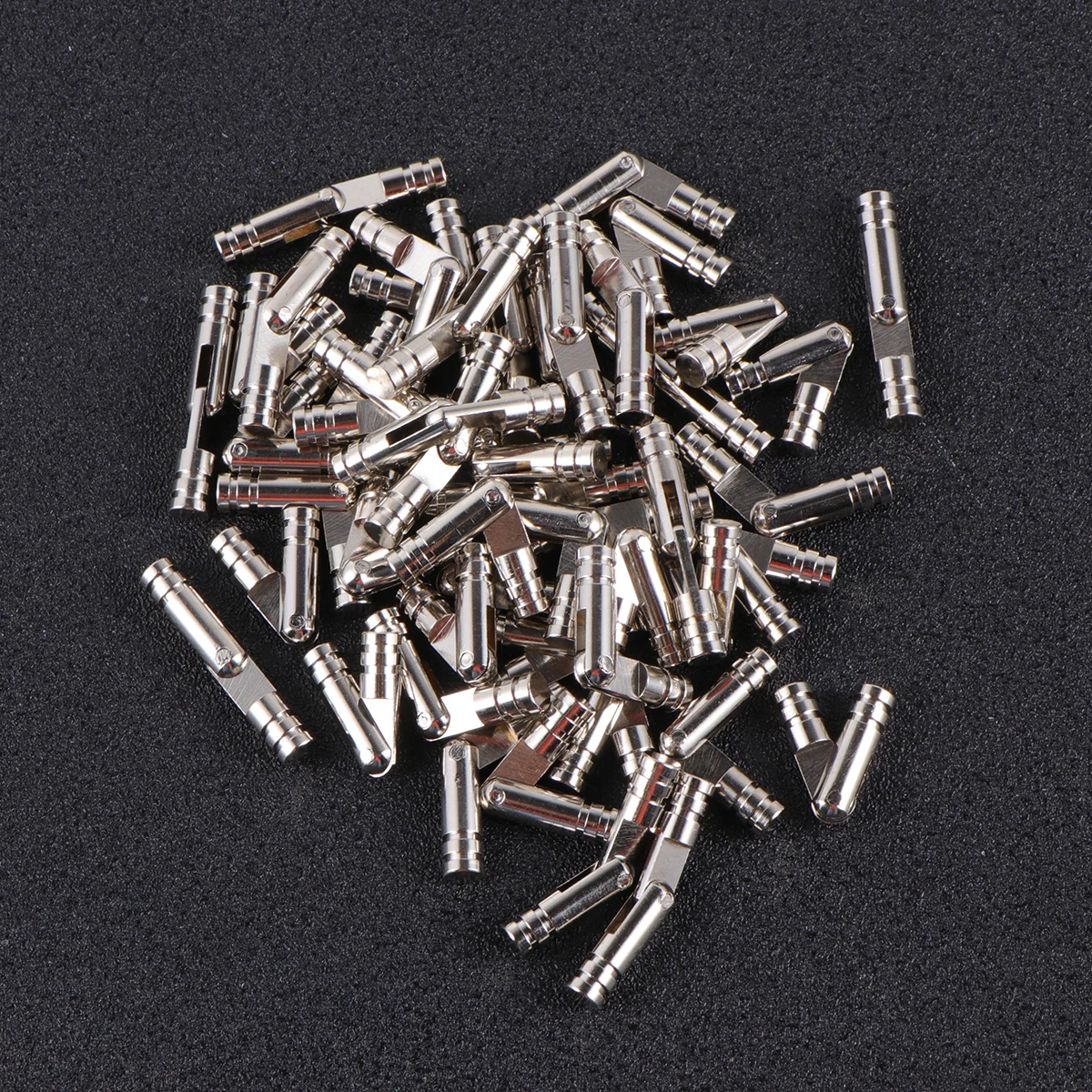 

50Pcs Spring Hinges For Jewelry Boxes Premium Metal Case Hinge Smoothly Closing Action