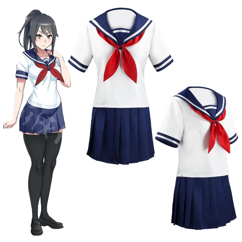 

Game Sick Jiaochan Cosplay Set Animation Costume Simulator Costume High School JK Uniform Dress up Party Costume New
