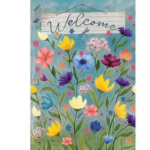 Briarwood Lane Wildflower Field Garden Flag TTL LLG