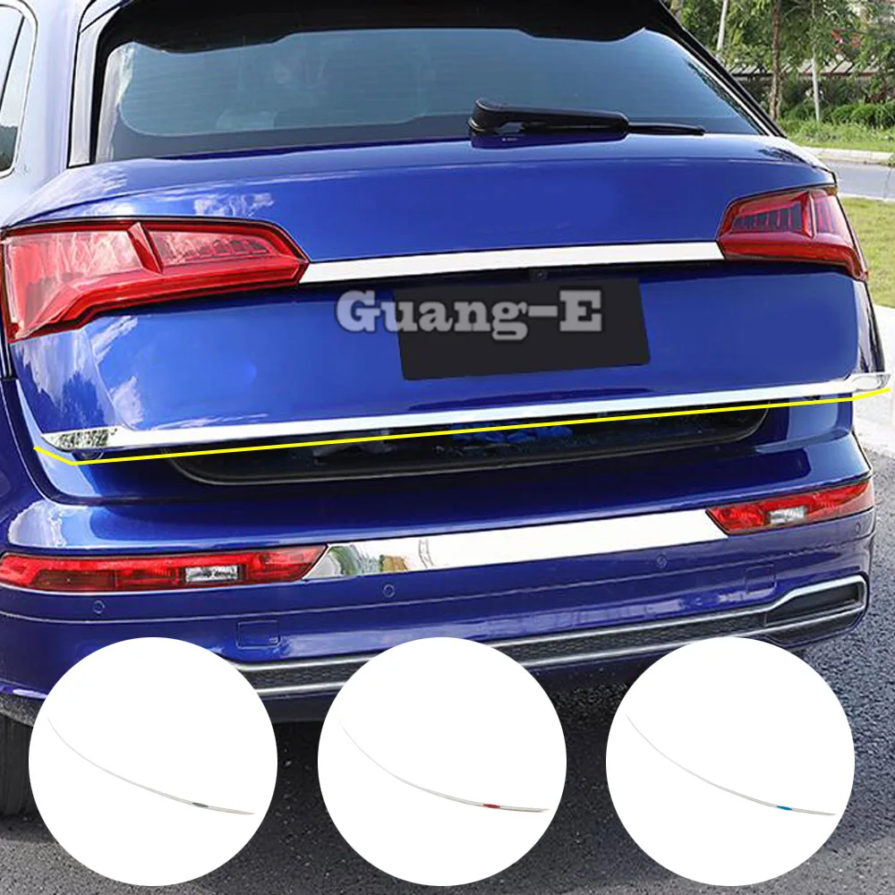 

Накладка на заднюю дверь багажника, декоративная полоса, аксессуар для экстерьера автомобиля Audi Q5 Q5L 2018 2019 2020 2021 2022 2023