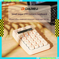 Dareu Z19 Bluetooth Numpad Wireless Tri Mode PBT Keycaps 930mAh Two-in-one Mini Keyboard Pc Gamer Accessories Office Gaming Gift