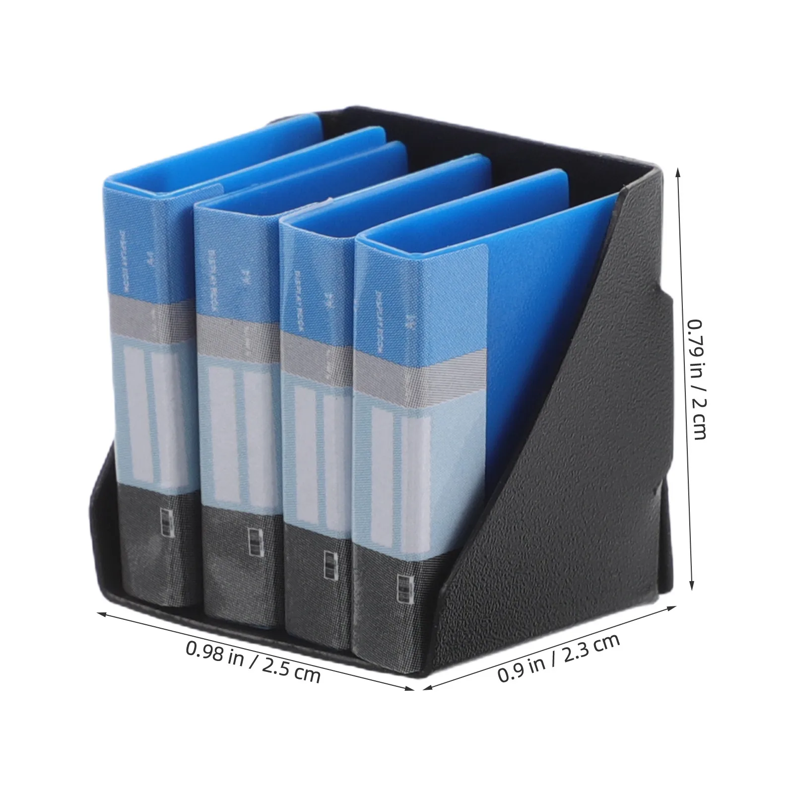 Miniature File Folders for Dollhouse Office Scene Realistic Design Mini Kits Portable Size Mini Office Furniture Accessories