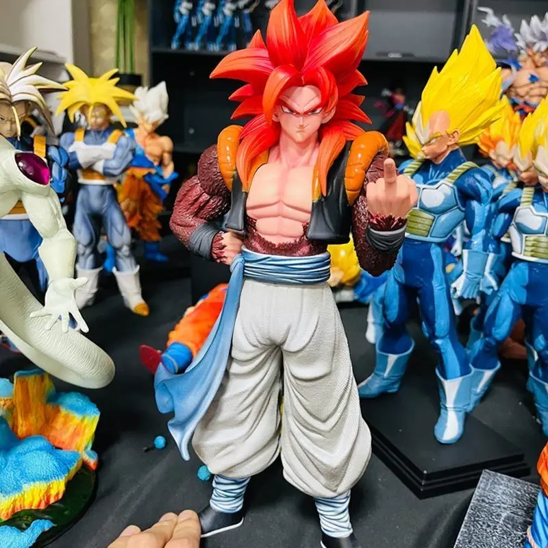 31 cm DBZ Gogeta Model Dragon Ball Z SSJ4 Action Figure Anime Super Saiyan Beeldje Collectie GK Standbeeld Ornamenten Speelgoed Kids gift