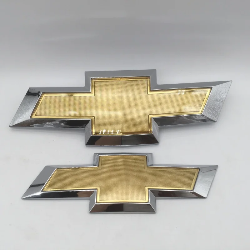 1 قطعة 235x86 مللي متر 180x65 مللي متر لشروليه 12-14 ماليبو سيارة الجبهة مصبغة رئيس هود بونيه شعار الخلفية الذيل الوفير الجذع ملصق شارة