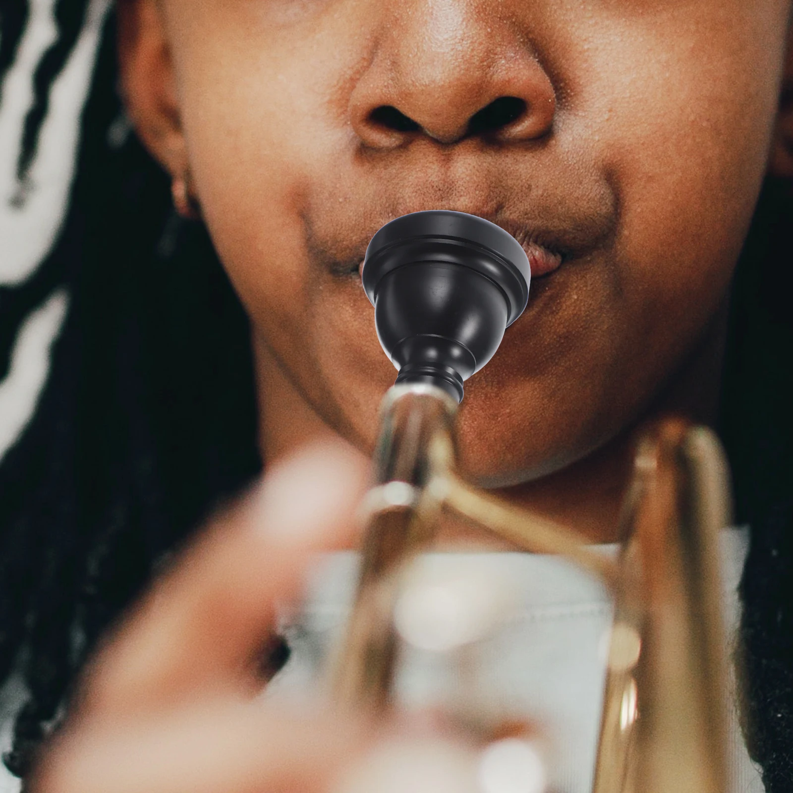 

Alto Trombone Mouthpiece Replacement Tools for Beginners Black Color ABS Material Lightweight Practical Professional Musical