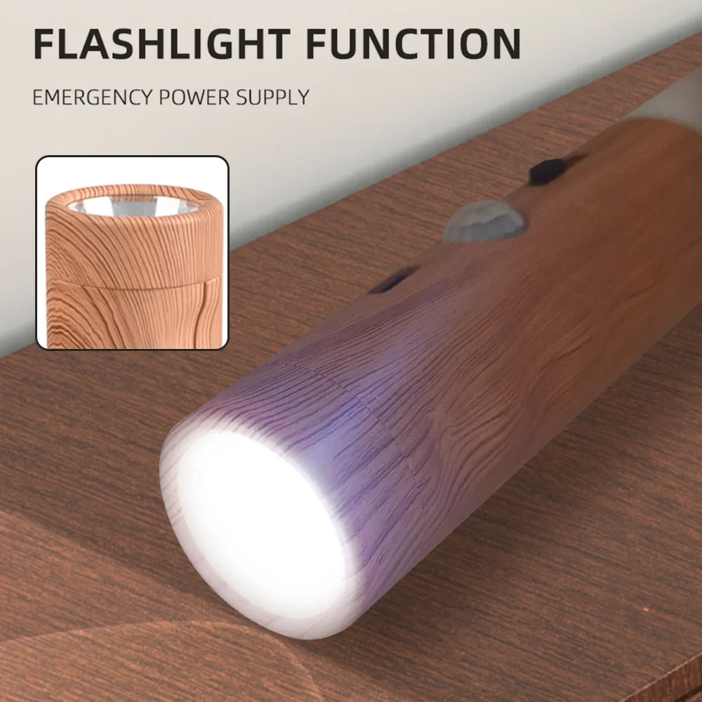 Led Motion Sensor Night Light Cozinha Gabinete Luz Usb Recarregável Wall Light Home Bedroom Table Lamp Bedside Lamp