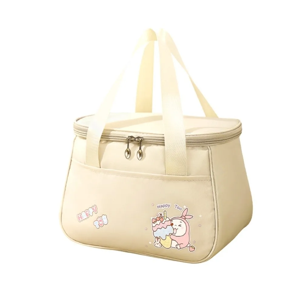 Borsa termica portatile carina isolata Borsa da pranzo impermeabile per impiegati Borsa da pranzo per cartoni animati Borsa da picnic per studenti di grande capacità Uomo Donna