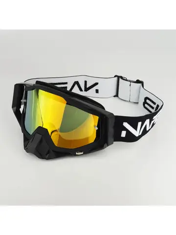 NAFEIB Motorcycle Motocross Goggles/Glasses: Windproof & Impact-Resistant Eyewear for MTB, ATV & Off-Road Riding Adventures.