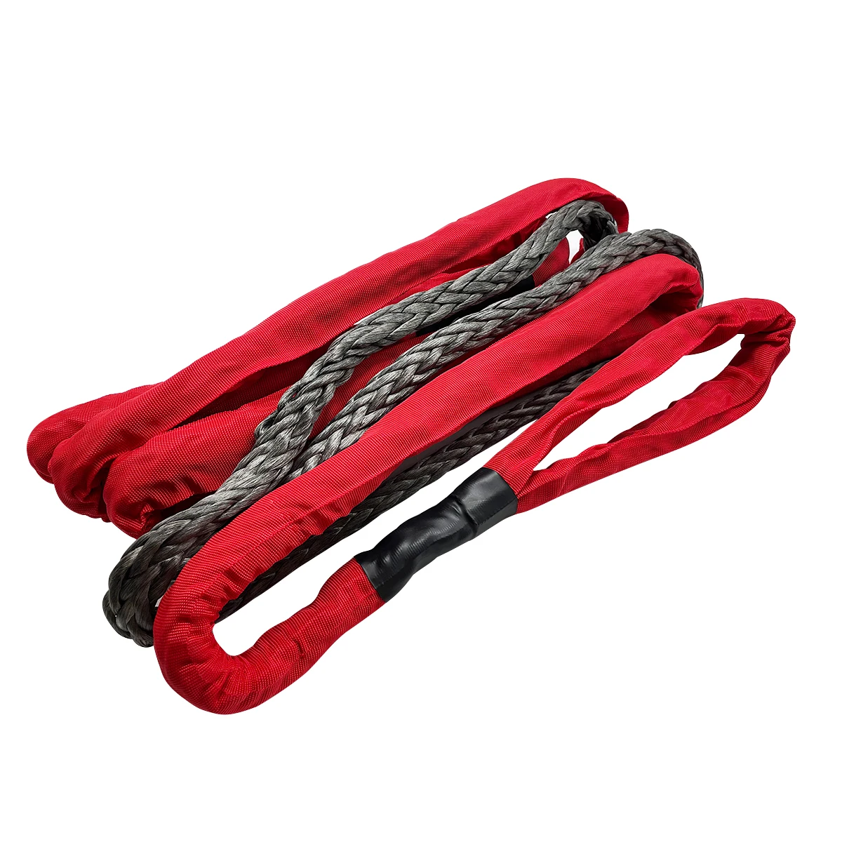 Heavy duty Winch plsma recovery rope uhmwpe fiber Synthetic Winch Towing Rope for car rescue