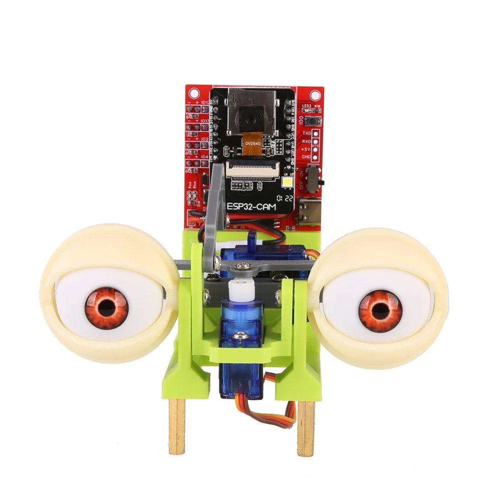 Imagem -05 - Open Source Development Board Reconhecimento Visual Face Tracking Servo Bionic Eyes Follow Face Esp32cam