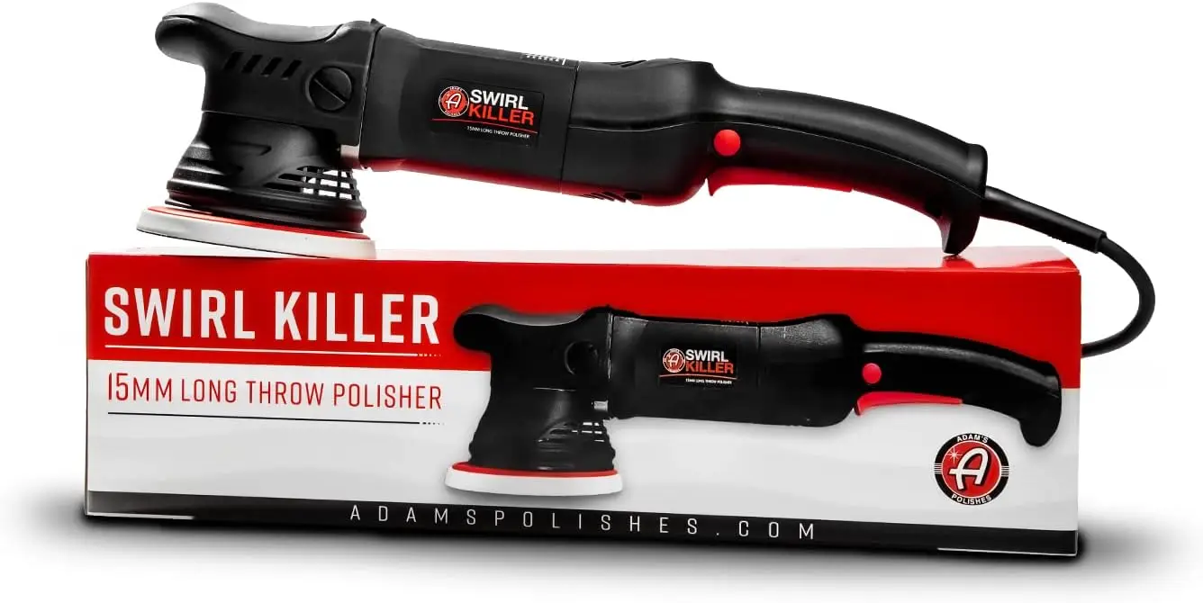 Polijstmachine Swirl Killer 15 mm autopolijstmachine - bufferpolijstmachine Dual Action Machine |   Gebruik met autopoetsmiddel, polijstmiddel, of autoscli