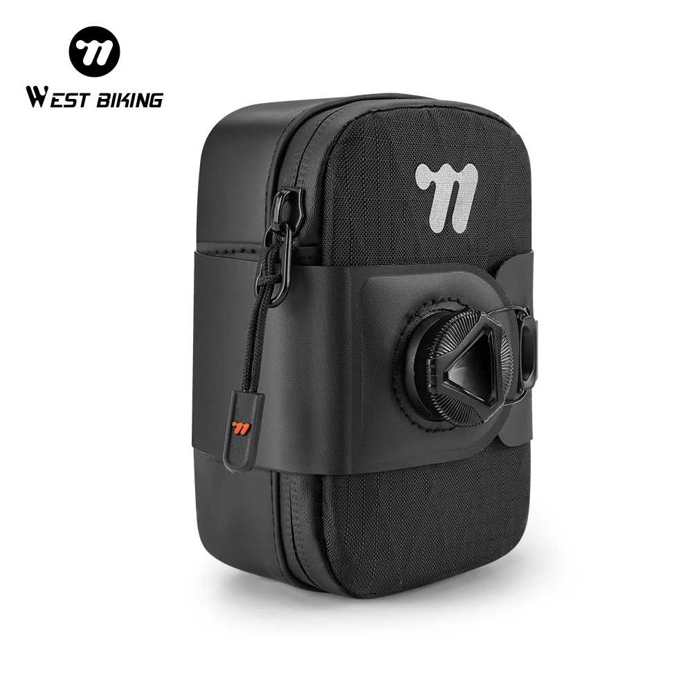 AliExpress West Biking WEST BIKING Bicycle Saddle Bag Lightweight Waterproof Bike Seat Tail Bags Wear-Resistant Rotating Lacing Buckle Bike Accessories