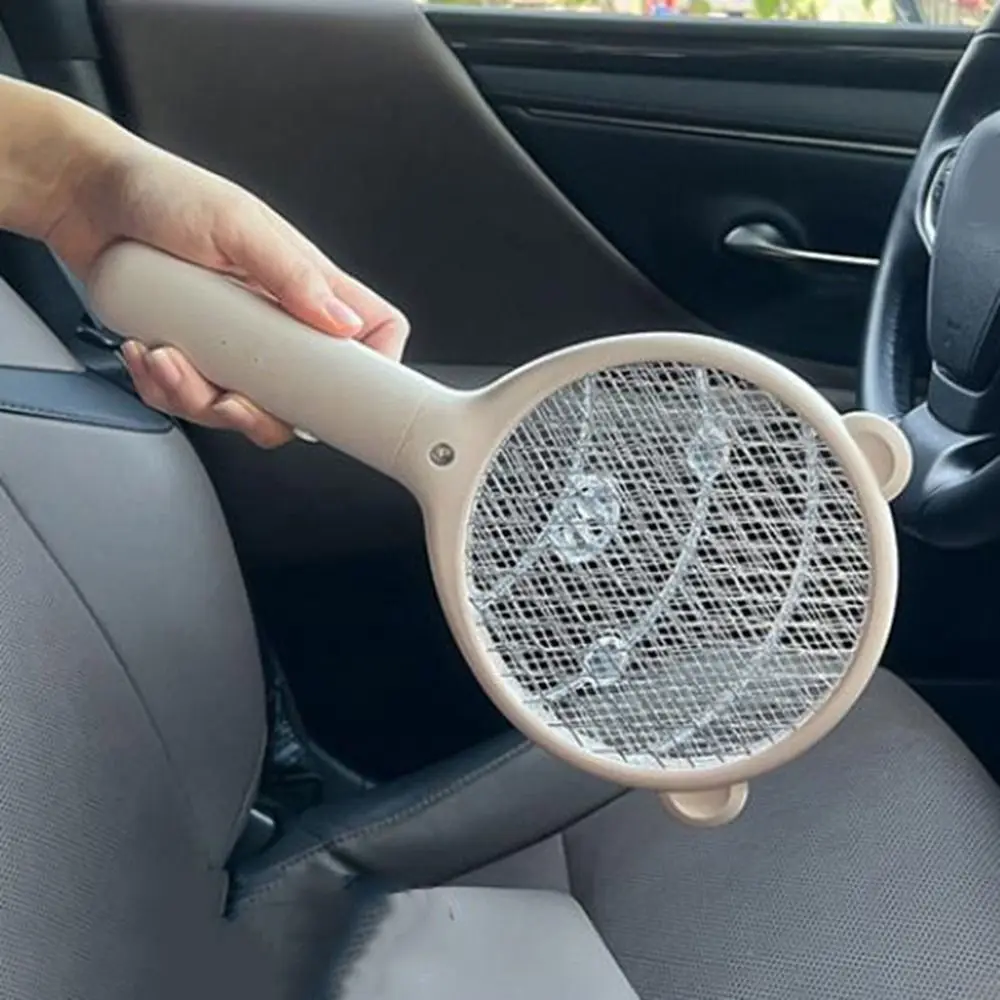 

225mAh Battery Mini Electric Mosquito Swatter Lightweight Powerful Fly Insect Mosquito Swatter Rechargeable with LED Light