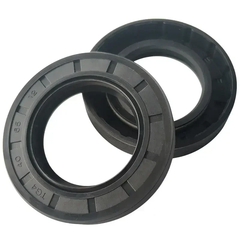 

TG4/TC/FB TC 130/135/140/145-400mm ID Black Nitrile Rubber NBR Grooved Lip Spring Gasket Radial Shaft Skeleton Oil Seal 1Pcs