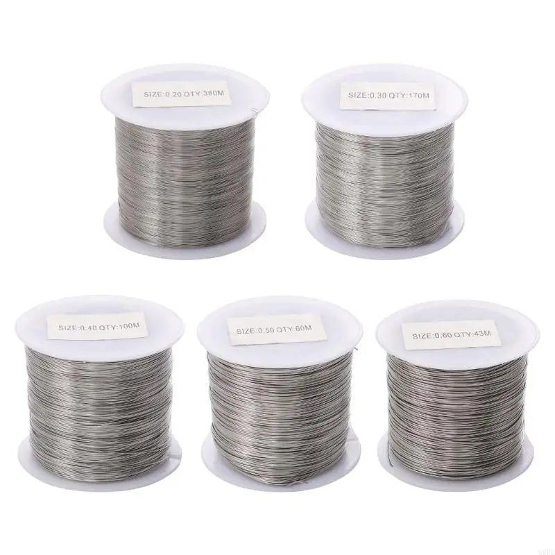 

Q6RB Multifuntional Wire Bailing Wire 0.2/0.3/0.4/0.5/0.6mm Necklace Making Wire