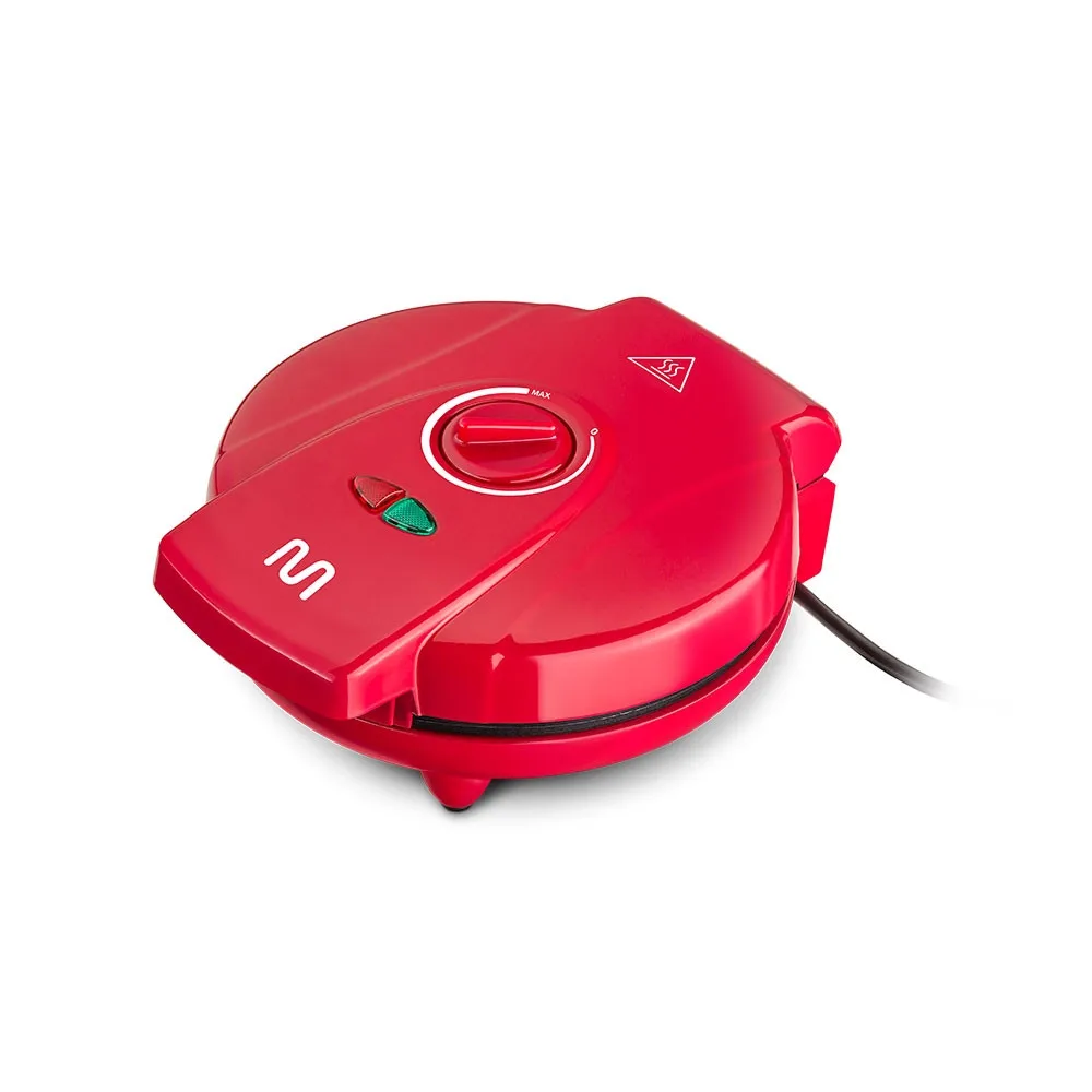 Waffle Sandwich Maker with Temperature Control 127V-850W Multi Red-CE188