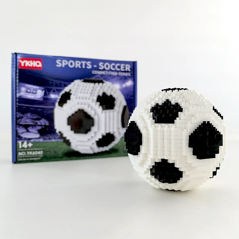 Kreative Mini Sport Fußball Bausteine Fußball Modell Ball Spiele Set Montage Ziegel Spielzeug Geschenke Für Kinder Kinder Junge Erwachsene