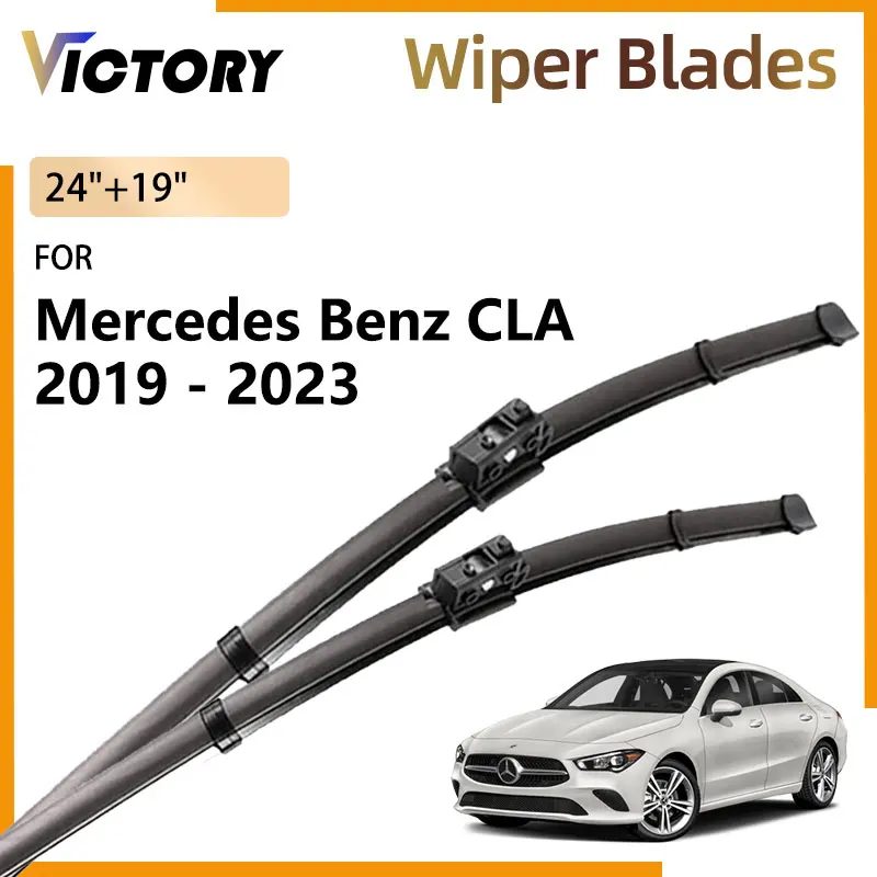 2x For Mercedes Benz CLA 2019 - 2023 2022 2021 2020 C118 W118 Car Front Wiper Blade Windshield Windscreen Window Brushes 24\