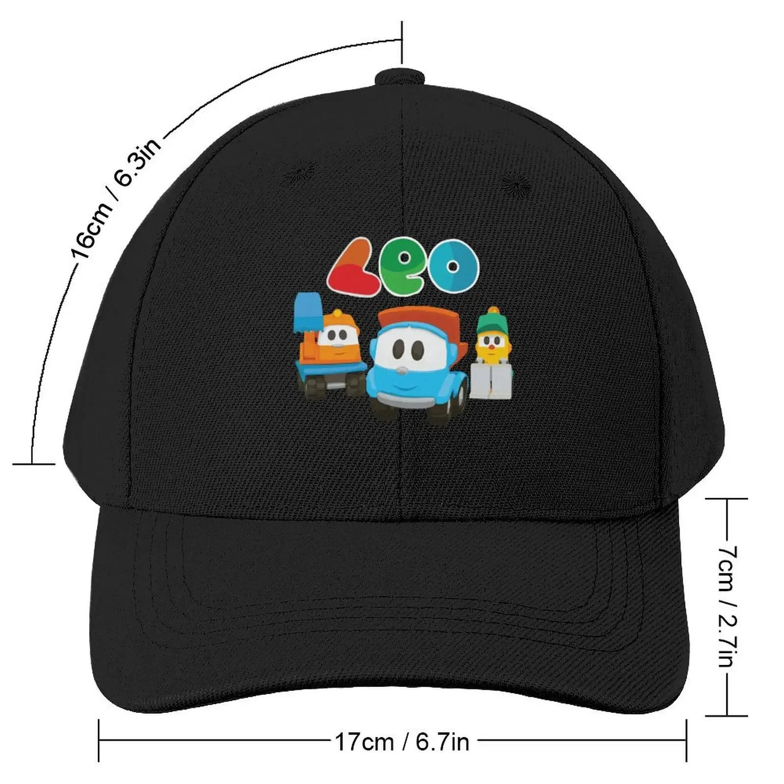 leo the truck, lifty and scoopCap Baseball Cap Golf Cap Mountaineering For Men Women's