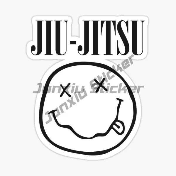 Jiu Jitsu Viny Decal Car Scooter Motorcycle Suitcase Sticker Classic Toy Logo Decal Laptop Phone Tablet PVC Decor