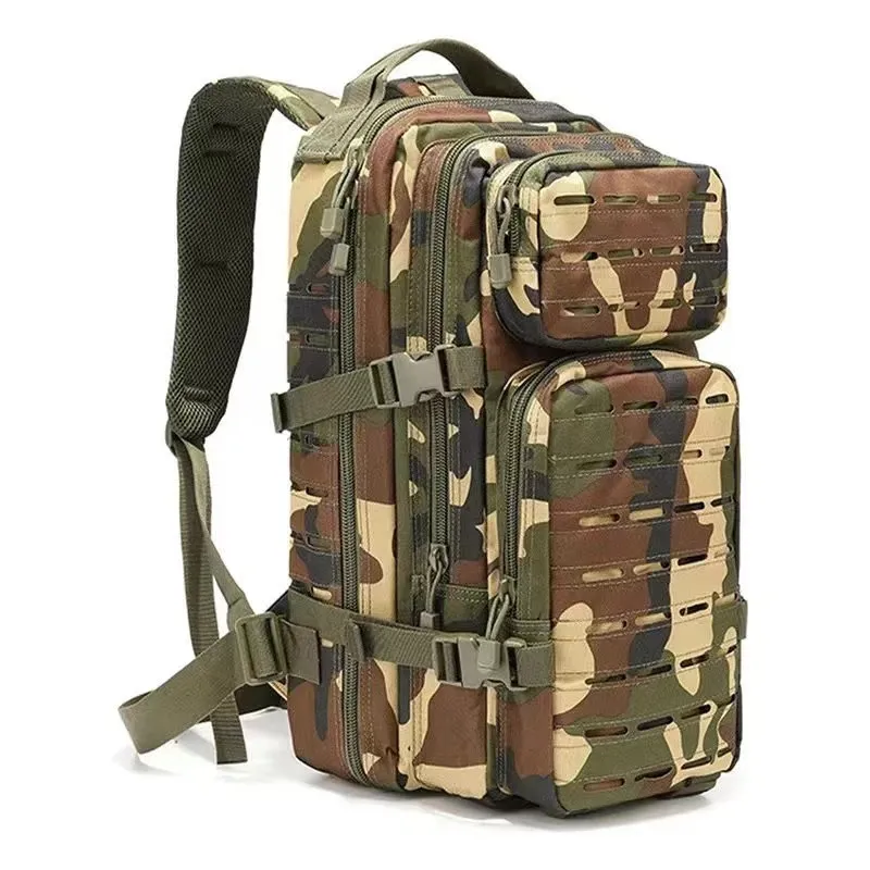 Outdoor new waterproof camouflage hiking bag travel multi-functional large capacity backpack